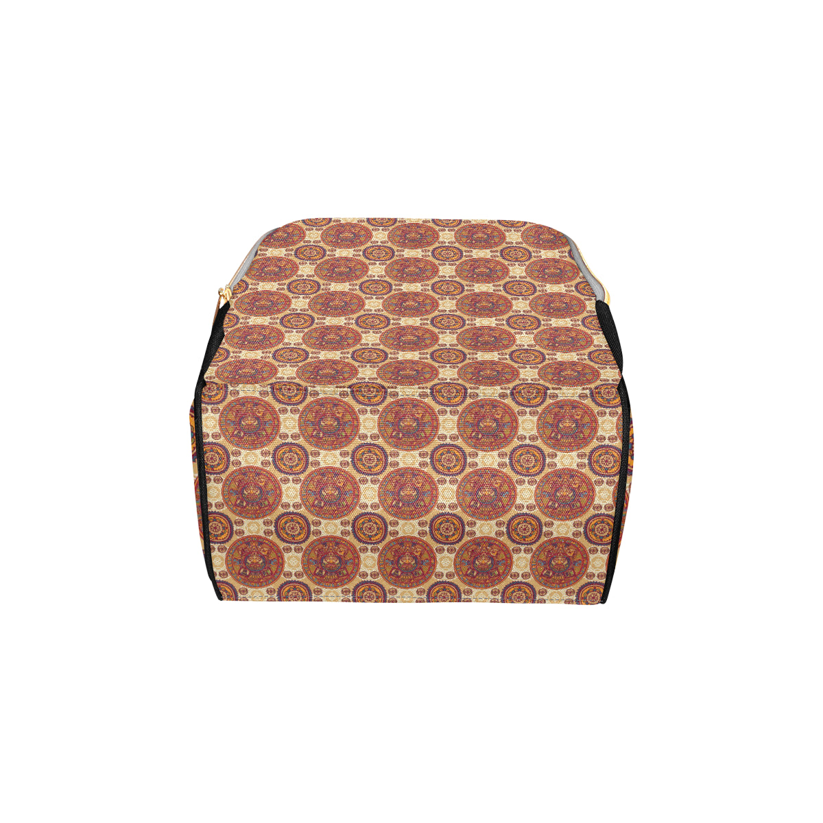 Calendar Aztec Pattern Print Design 01 Diaper Bag Backpack