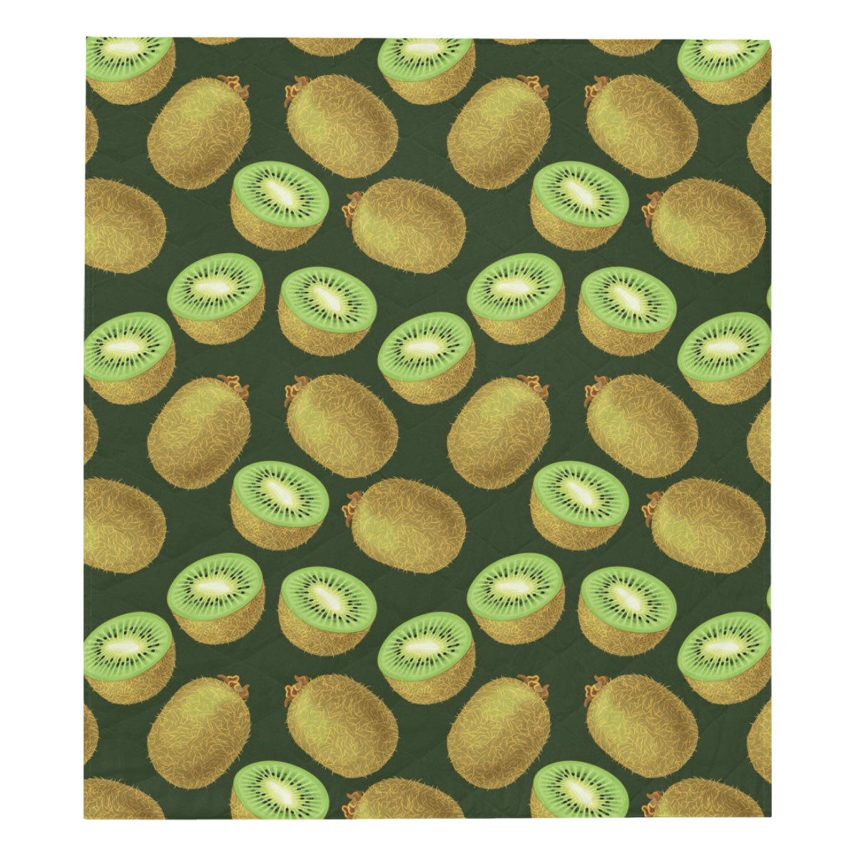 Kiwi Pattern Print Design KW04 Premium Quilt