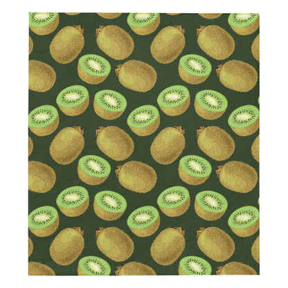 Kiwi Pattern Print Design KW04 Premium Quilt