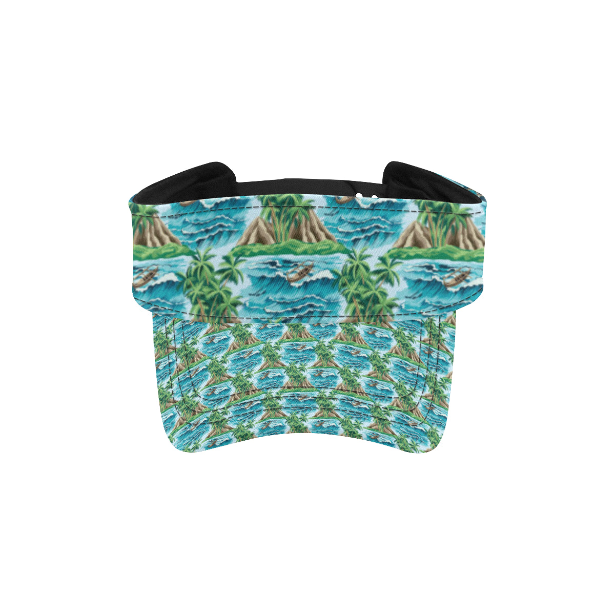 Palm Tree Hawaiian Themed Design Print Unisex Sun Visor