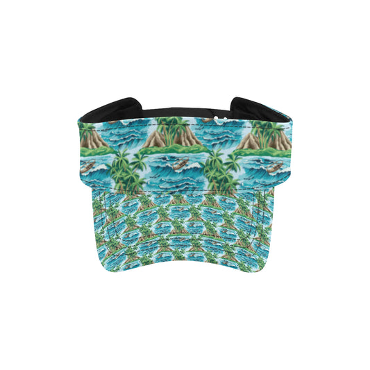 Palm Tree Hawaiian Themed Design Print Unisex Sun Visor