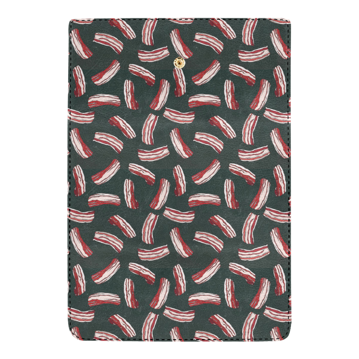 Bacon Pattern Print Design 02 Women's Trifold Wallet