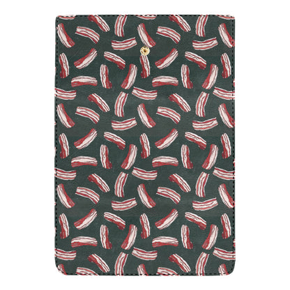 Bacon Pattern Print Design 02 Women's Trifold Wallet