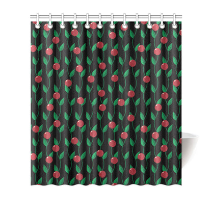 Cranberry Pattern Print Design CB01 Shower Curtain