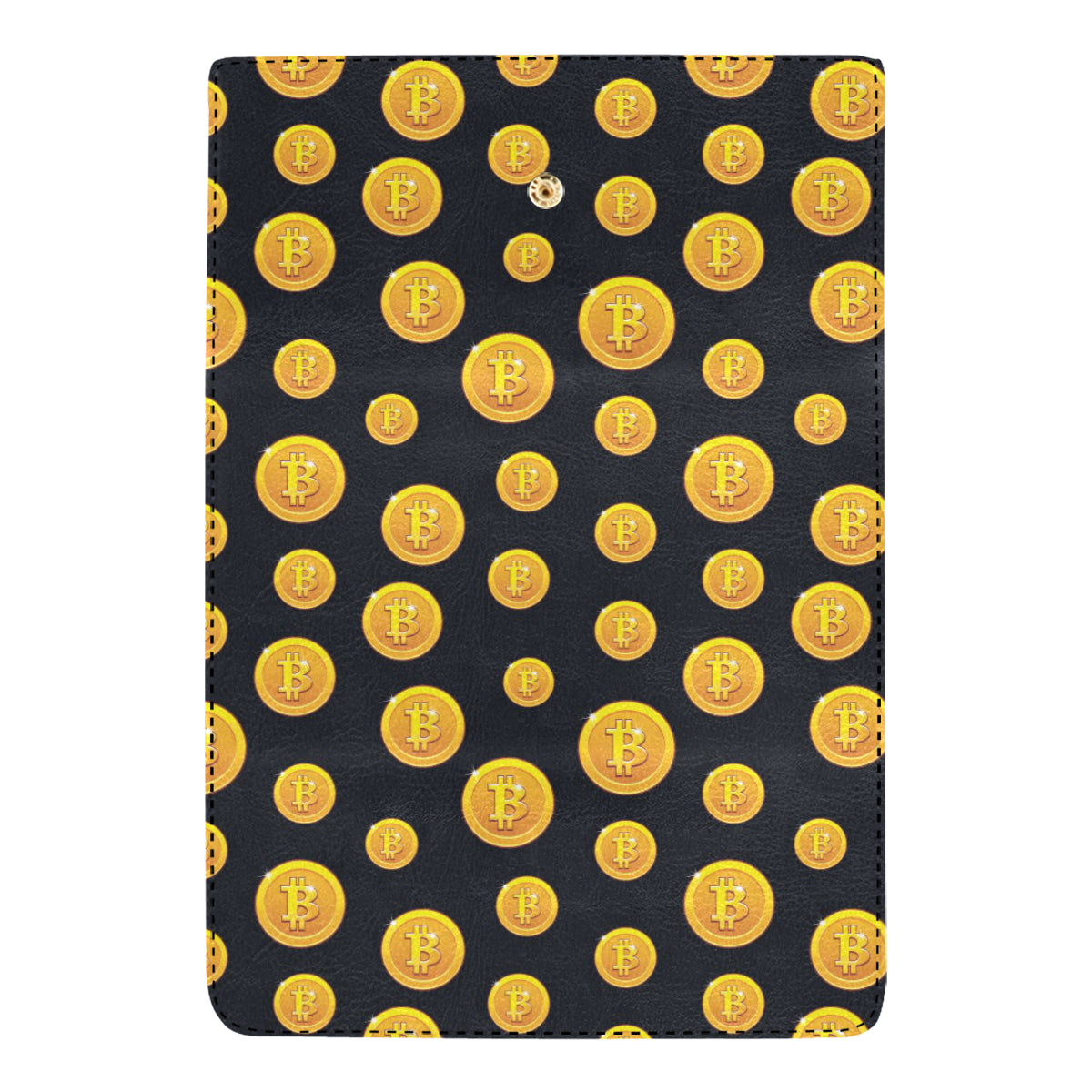 Bitcoin Pattern Print Design DO04 Women's Trifold Wallet