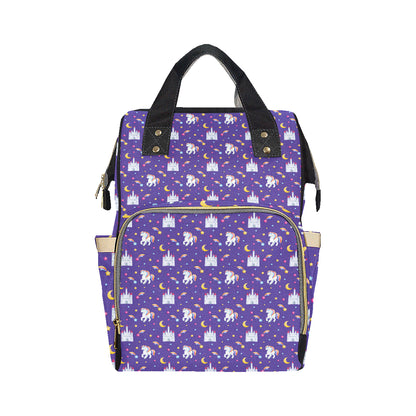 Unicorn Casttle Diaper Bag Backpack