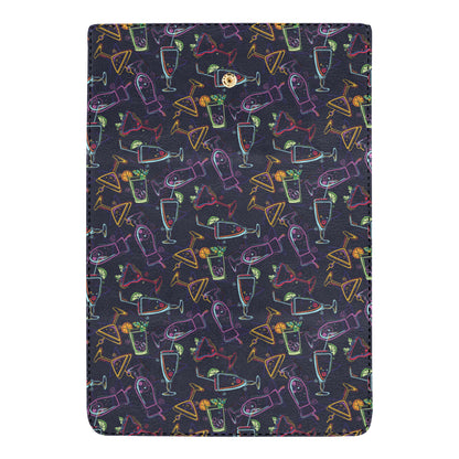 Cocktail Pattern Print Design 04 Women's Trifold Wallet