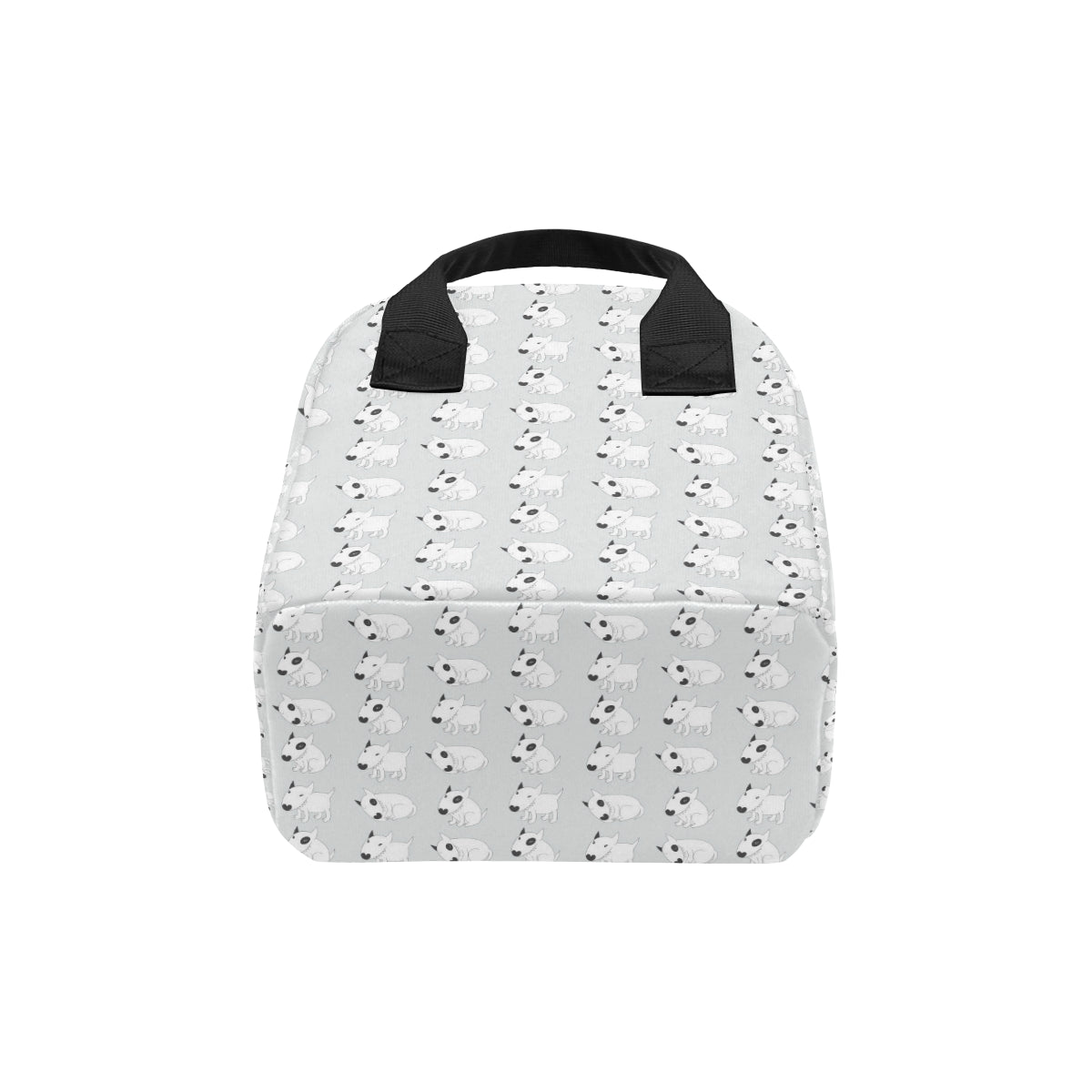 Bull Terrier hand draw Print Pattern Insulated Lunch Bag