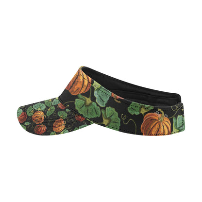 Pumpkin Pattern Print Design A02 Unisex Sun Visor