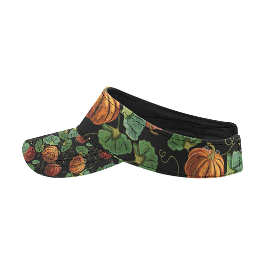 Pumpkin Pattern Print Design A02 Unisex Sun Visor