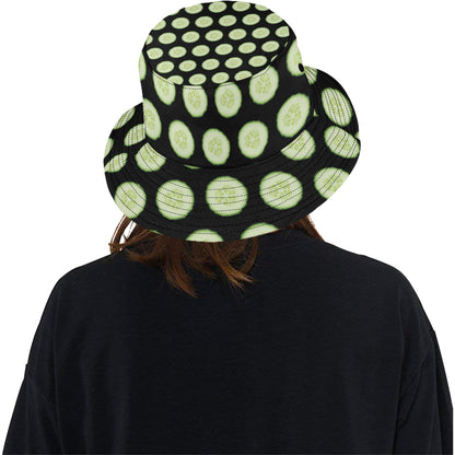 Cucumber Pattern Print Design CC02 Unisex Bucket Hat
