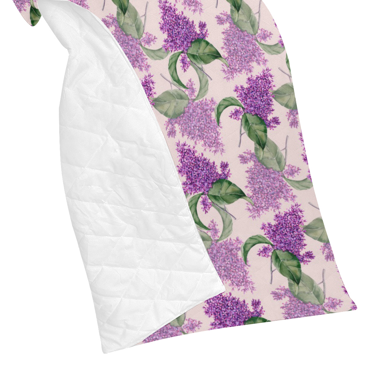 Lilac Pattern Print Design LI02 Premium Quilt