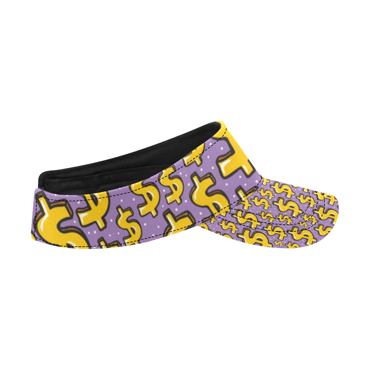 Dollar Pattern Print Design DO01 Unisex Sun Visor
