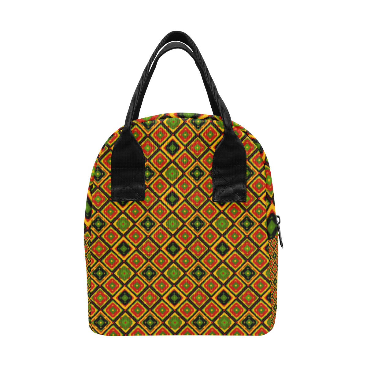 Rasta Reggae Color Pattern Insulated Lunch Bag