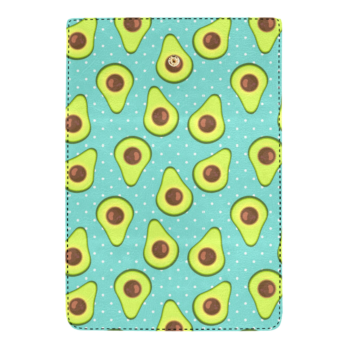 Avocado Pattern Print Design AC012 Women's Trifold Wallet