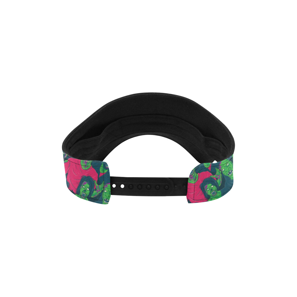 Zombie Themed Design Pattern Print Unisex Sun Visor
