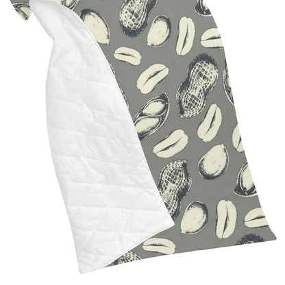 Peanut Pattern Print Design A01 Premium Quilt