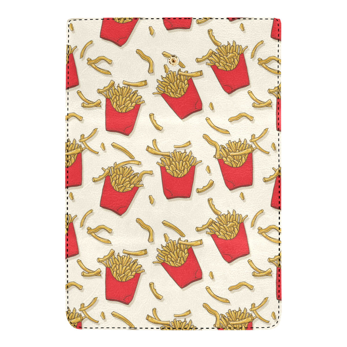 French Fried Pattern Print Design 01 Women's Trifold Wallet