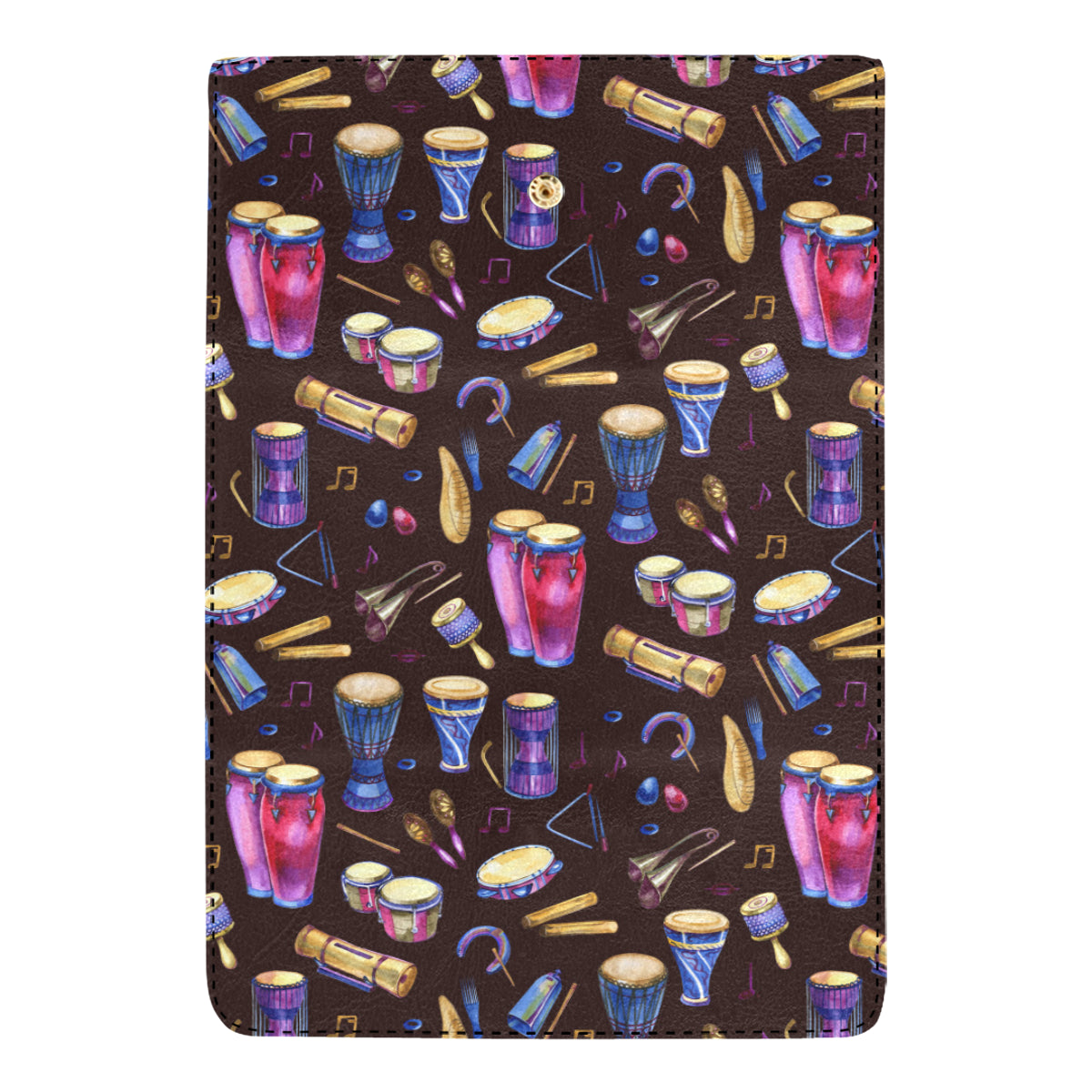 Percussion Neon Pattern Print Design 04 Women's Trifold Wallet