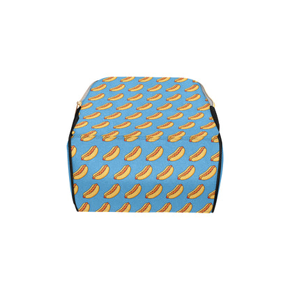 Hot Dog Pattern Print Design 02 Diaper Bag Backpack