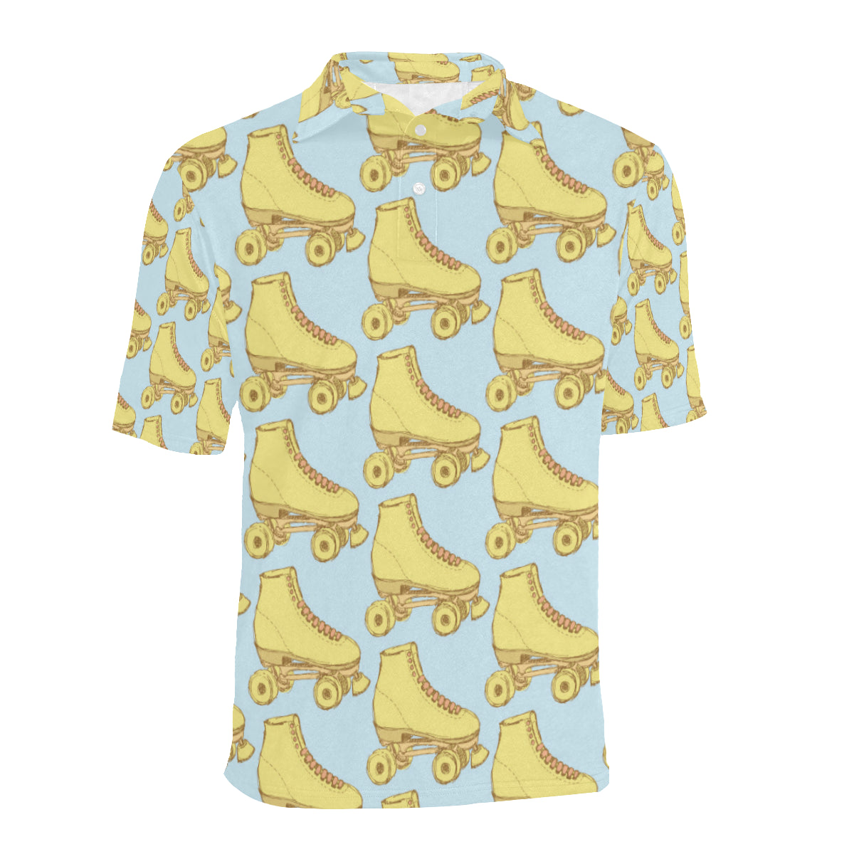 Roller skate Pattern Print Design A03 Men Polo Shirt