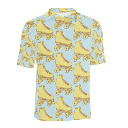 Roller skate Pattern Print Design A03 Men Polo Shirt