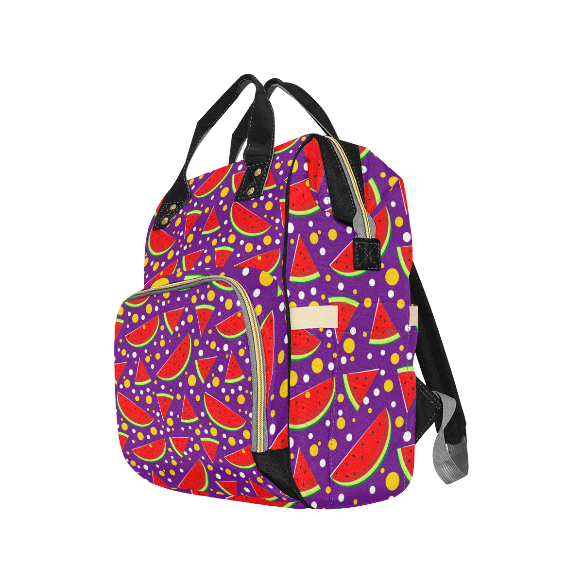 Watermelon Pattern Print Design WM010 Diaper Bag Backpack