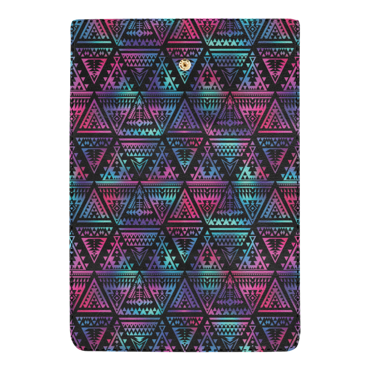 Tribal aztec Dark Multicolor Women's Trifold Wallet