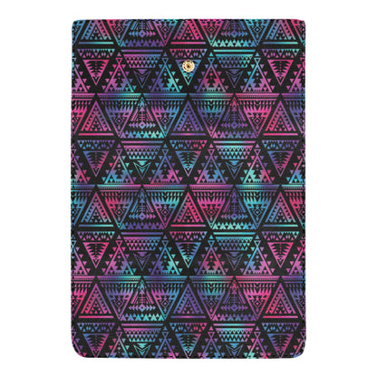 Tribal aztec Dark Multicolor Women's Trifold Wallet