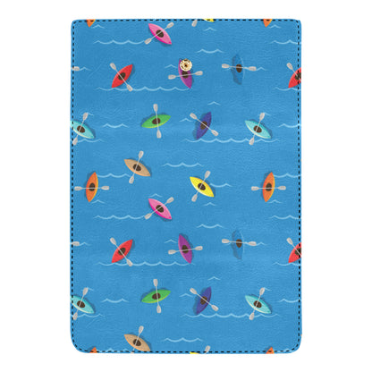 Kayak Pattern Print Design 03 Women's Trifold Wallet