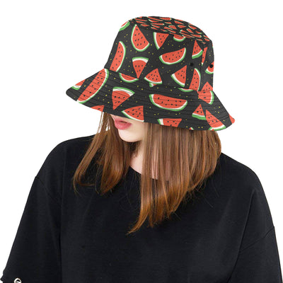 Watermelon Pattern Print Design WM09 Unisex Bucket Hat