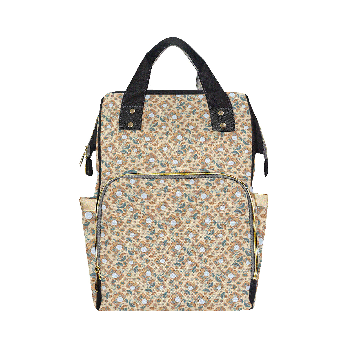 Camera Pattern Print Design 05 Diaper Bag Backpack
