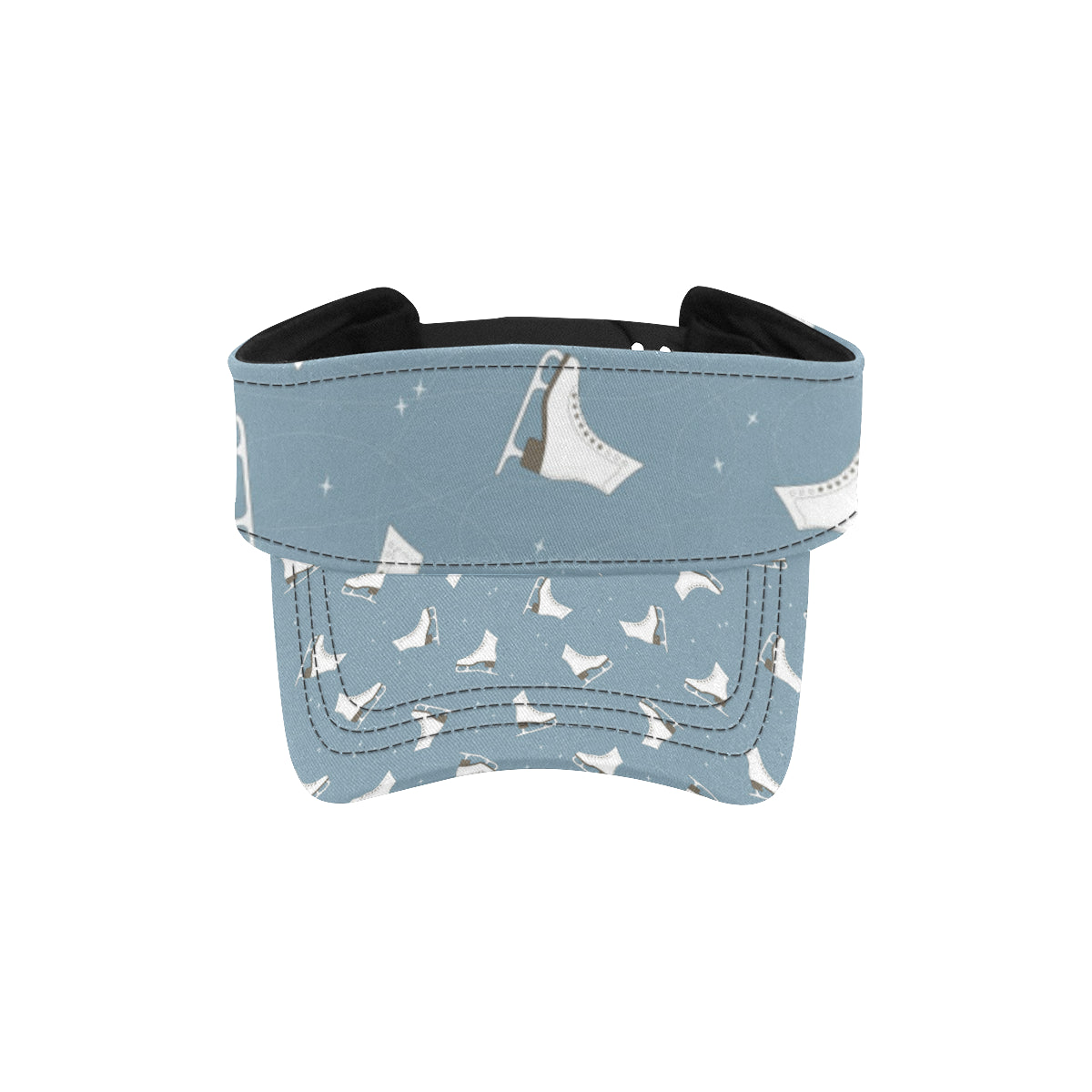 Ice Skate Pattern Print Design 02 Unisex Sun Visor