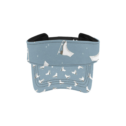 Ice Skate Pattern Print Design 02 Unisex Sun Visor