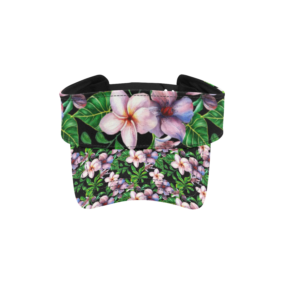 Plumeria Pattern Print Design PM01 Unisex Sun Visor