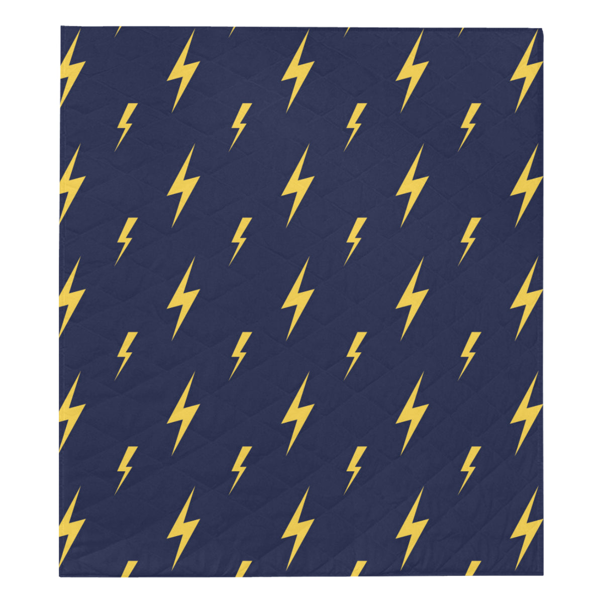 Lightning Thunder Pattern Print Design 03 Premium Quilt