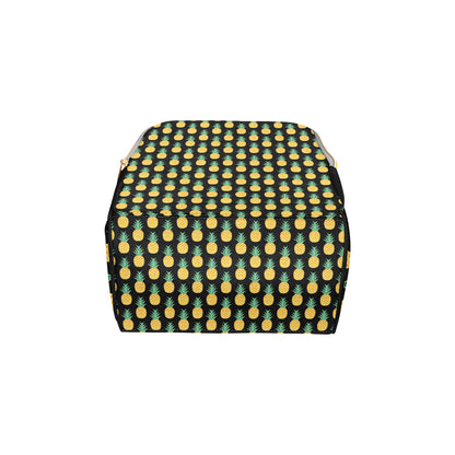 Pineapple Pattern Print Design A03 Diaper Bag Backpack