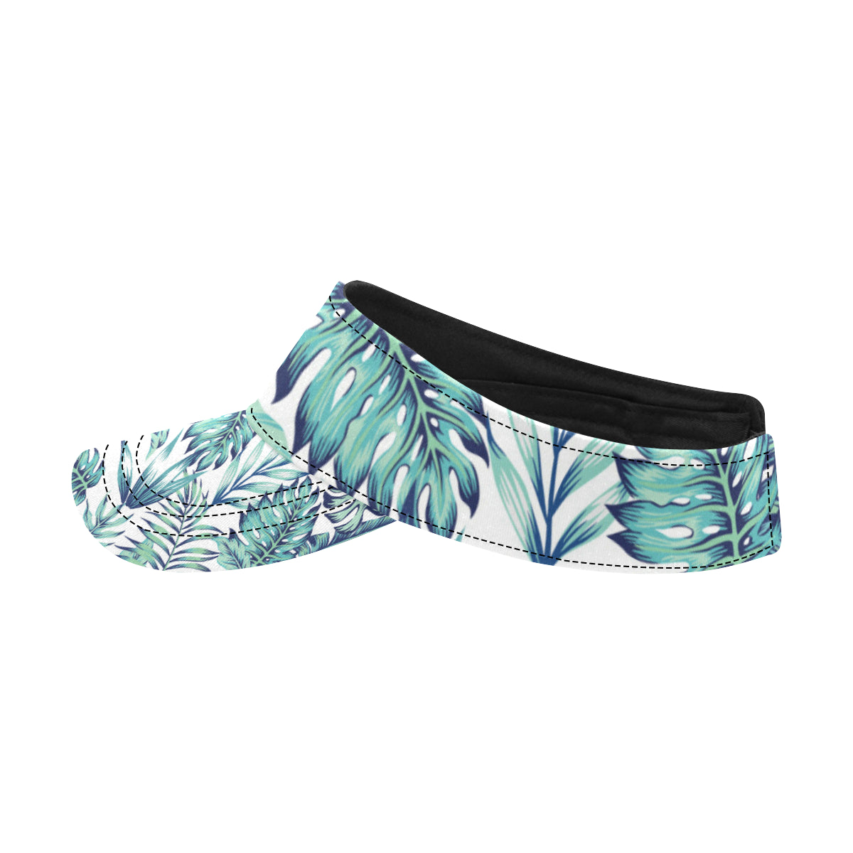 Pattern Tropical Palm Leaves Unisex Sun Visor
