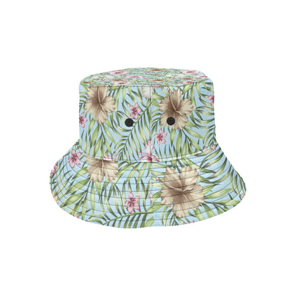 Tropical Flower Pattern Print Design TF05 Unisex Bucket Hat