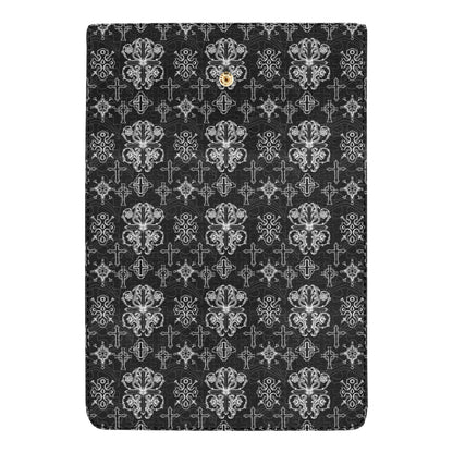 Cross Pattern Print Design 04 Women's Trifold Wallet