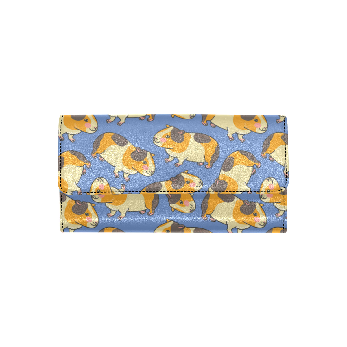 Guinea Pig Pattern Print Design 01 Women's Trifold Wallet