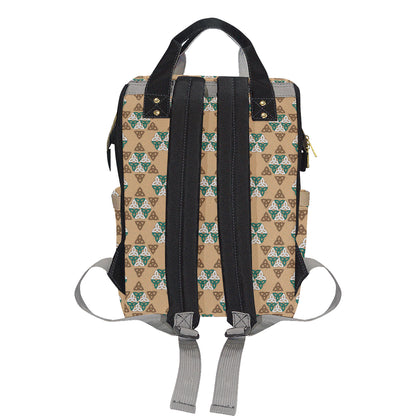 Celtic Pattern Print Design 08 Diaper Bag Backpack