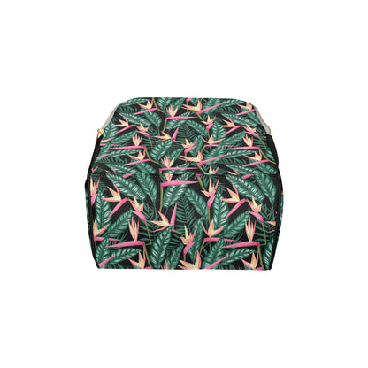 Bird Of Paradise Pattern Print Design BOP03 Diaper Bag Backpack