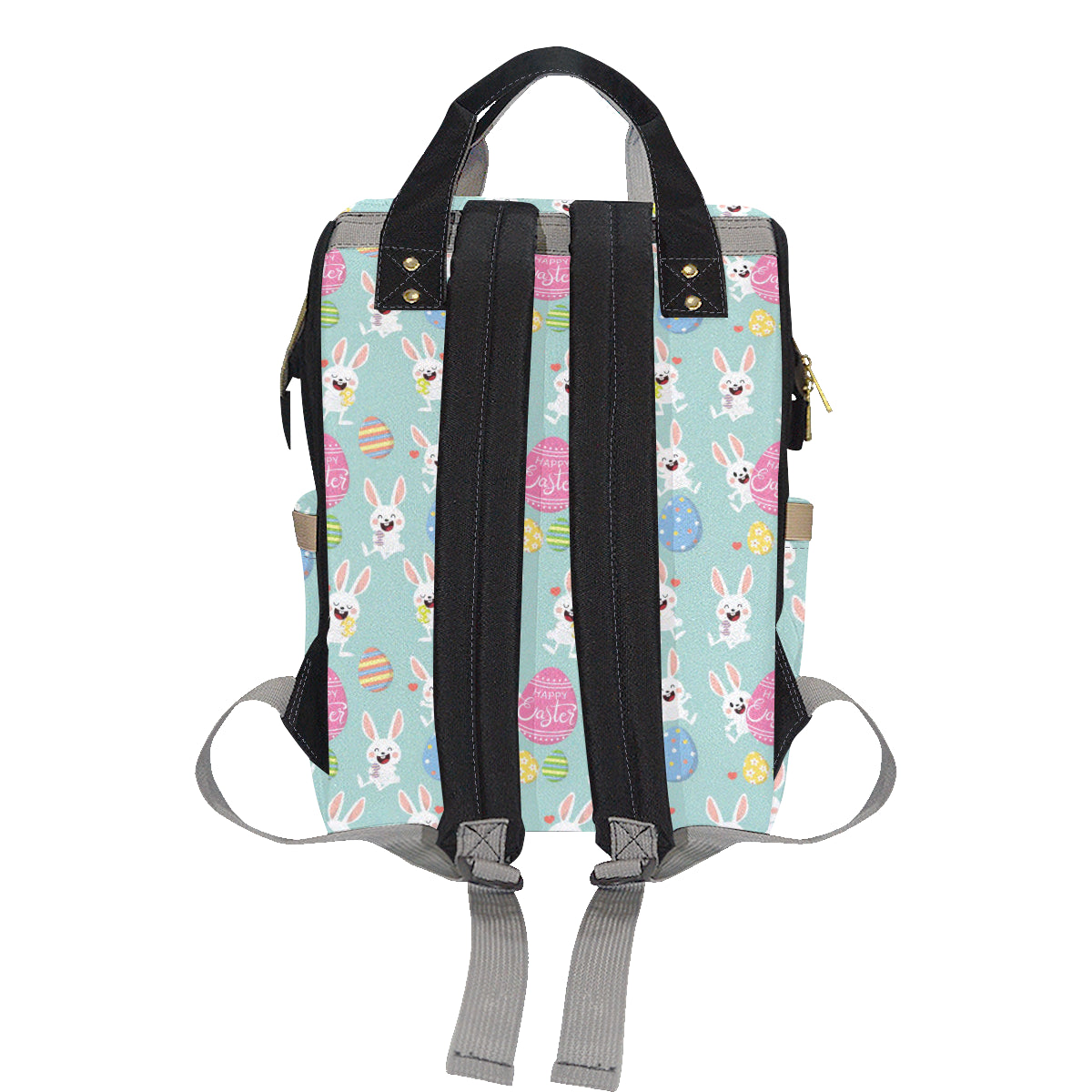 Easter Eggs Pattern Print Design RB014 Diaper Bag Backpack