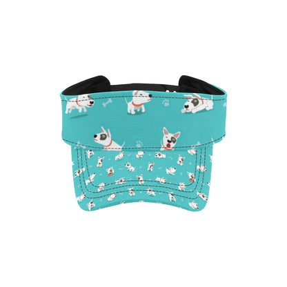 Bull Terriers Pattern Print Design 07 Unisex Sun Visor