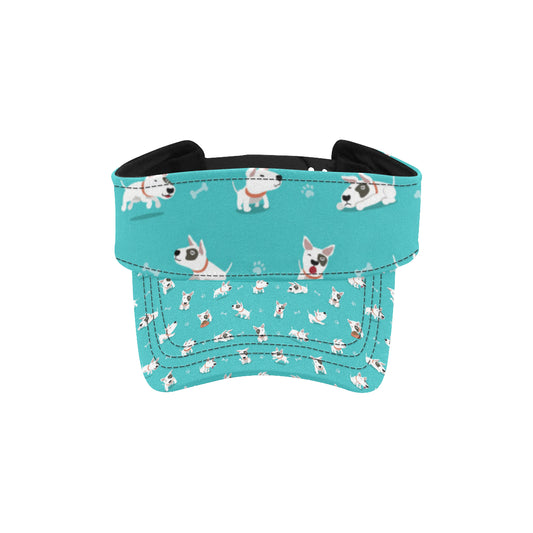 Bull Terriers Pattern Print Design 07 Unisex Sun Visor