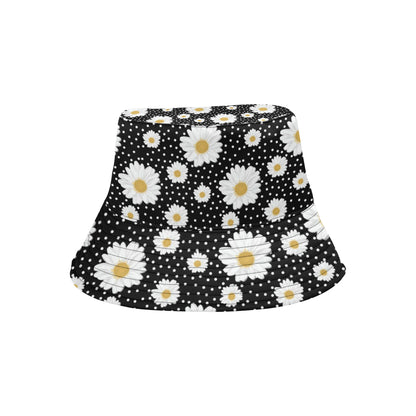 Daisy Pattern Print Design DS02 Unisex Bucket Hat