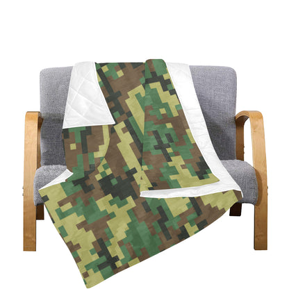 ACU Army Digital Pattern Print Design 02 Premium Quilt