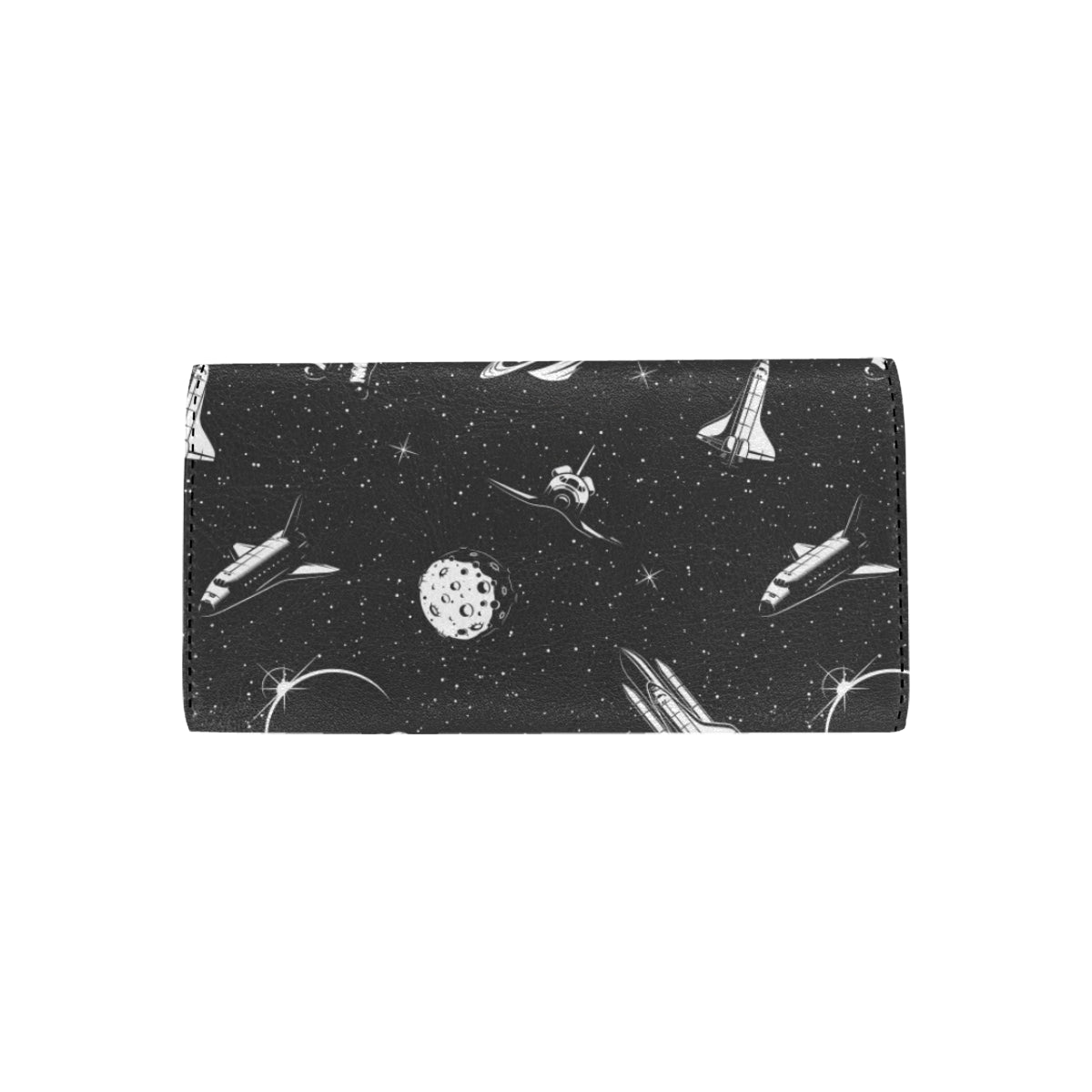 Space Pattern Women's Trifold Wallet