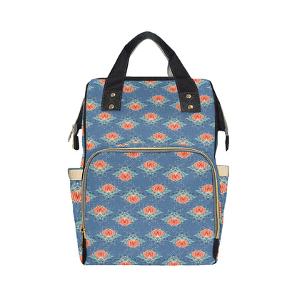 lotus Boho Pattern Print Design LO07 Diaper Bag Backpack